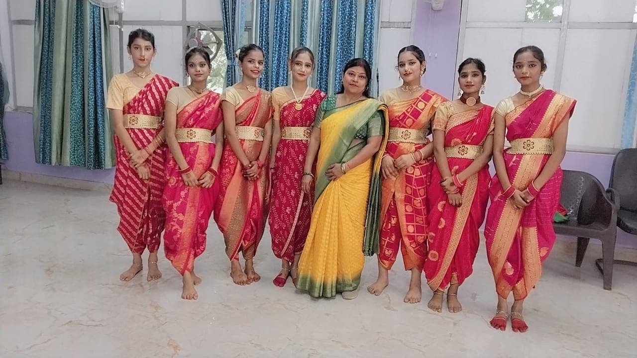 Saree Dance Performance